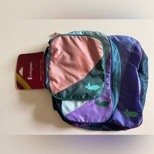 Cotopaxi Packing Cubes - set of 3 - retro color scheme